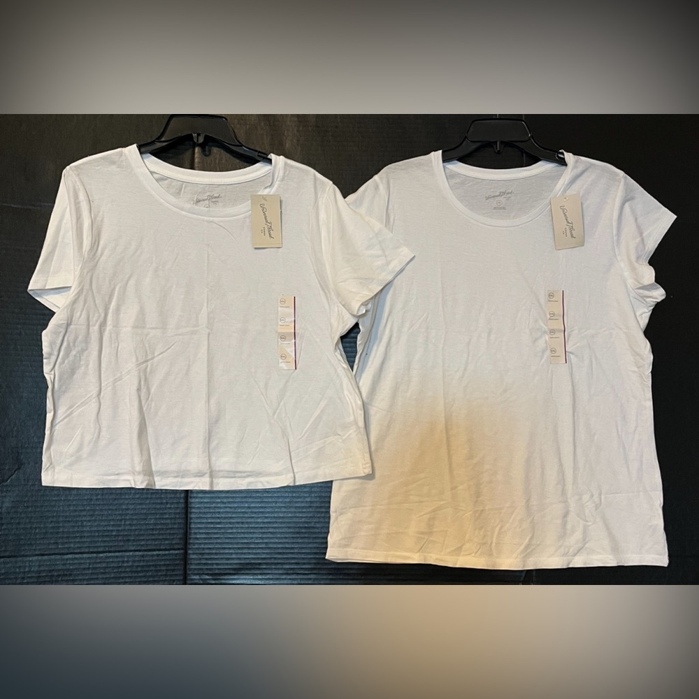 Universal Thread Kids' Bright White Short Sleeve Tees- 2 for $10